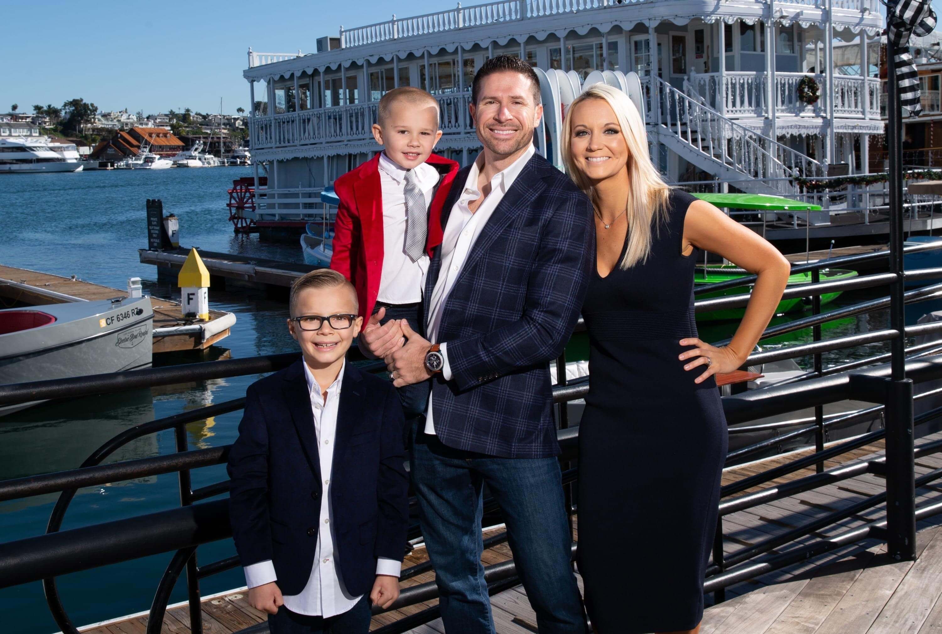 Skylar Lewis and family